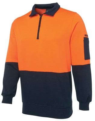 JB's Hi Vis 1/2 Zip Fleecy