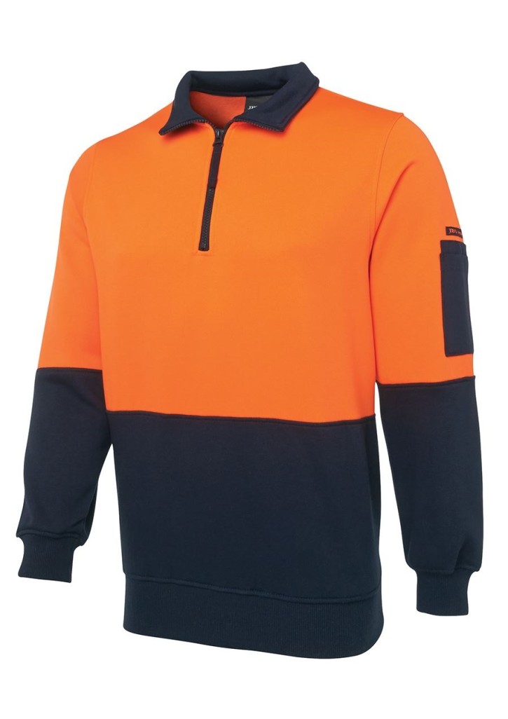 JB's Hi Vis 1/2 Zip Fleecy