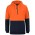 Hi Vis 1/2 Zip Hoodie - Orange/Navy