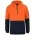 Hi Vis 1/2 Zip Hoodie - Orange/Navy
