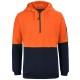 Hi Vis 1/2 Zip Hoodie