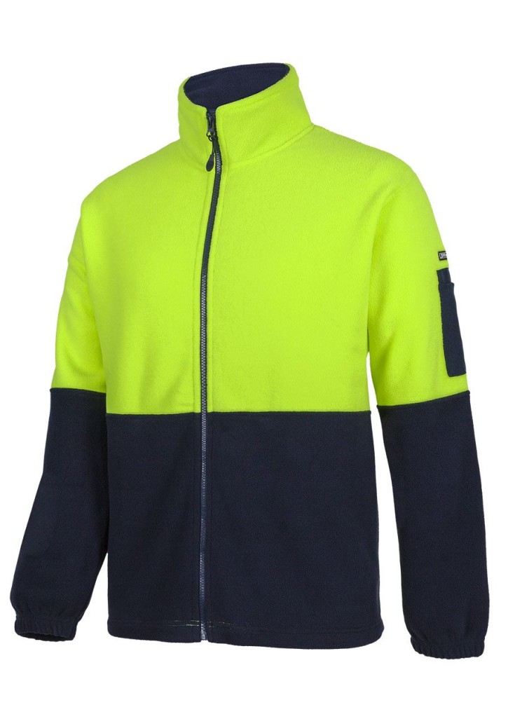 Hi Vis Full Zip Polar Fleece