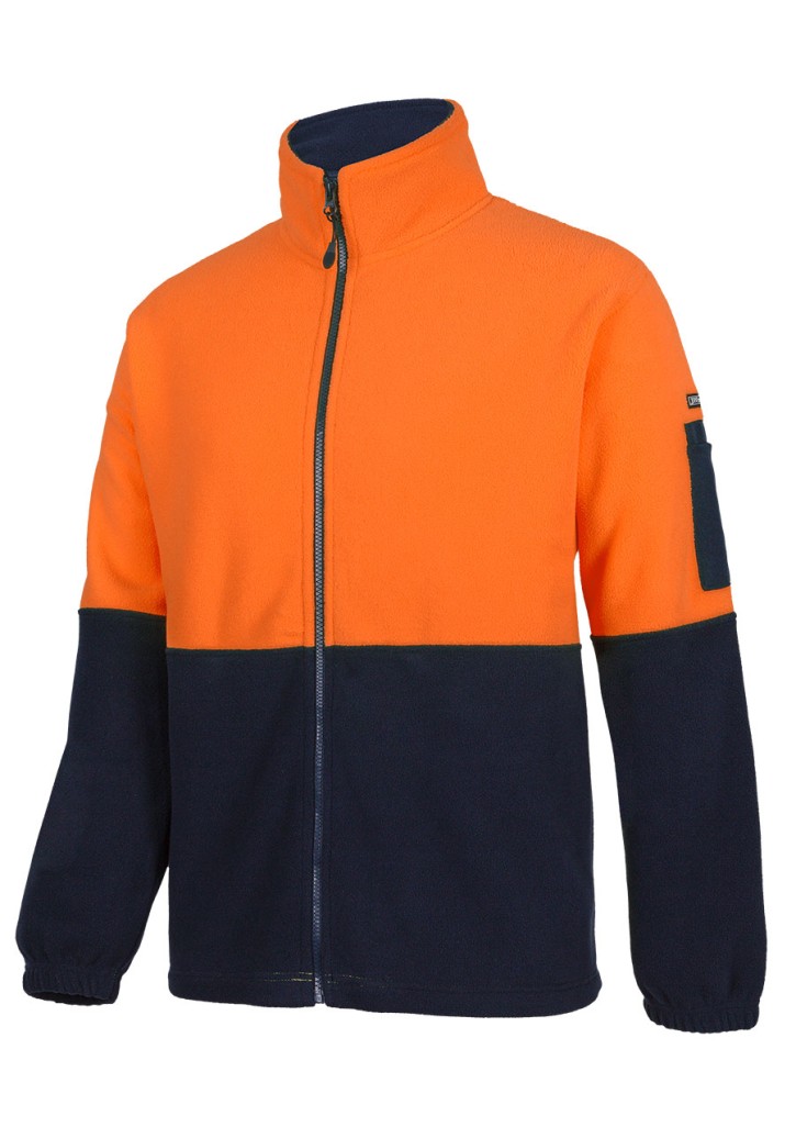 Hi Vis Full Zip Polar Fleece
