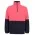 HI VIS 1/2 ZIP POLAR FLEECE - Pink/Navy