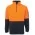 HI VIS 1/2 ZIP POLAR FLEECE - Orange/Navy