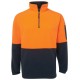 HI VIS 1/2 ZIP POLAR FLEECE