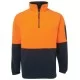 HI VIS 1/2 ZIP POLAR FLEECE
