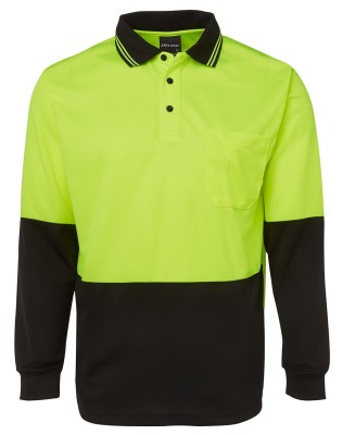 JB's Hi-Vis L/S Traditional Polo