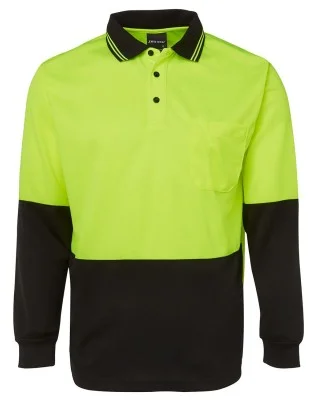 JB's Hi-Vis L/S Traditional Polo