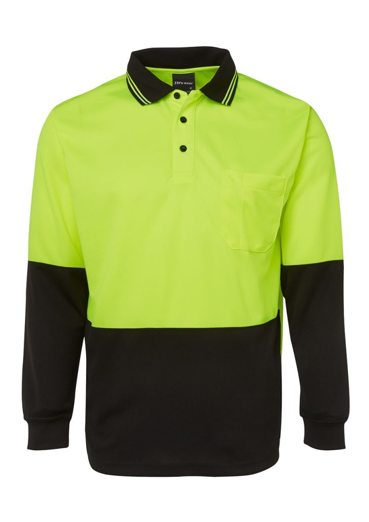 JB's Hi-Vis L/S Traditional Polo