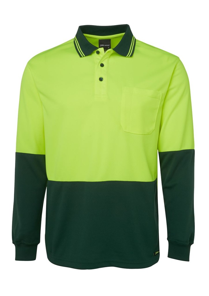 JB's Hi-Vis L/S Traditional Polo
