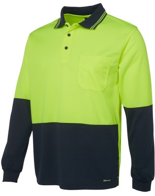 JB's Hi-Vis L/S Traditional Polo