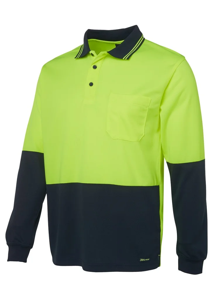 JB's Hi-Vis L/S Traditional Polo