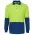 JB's Hi-Vis L/S Traditional Polo - Lime/Royal