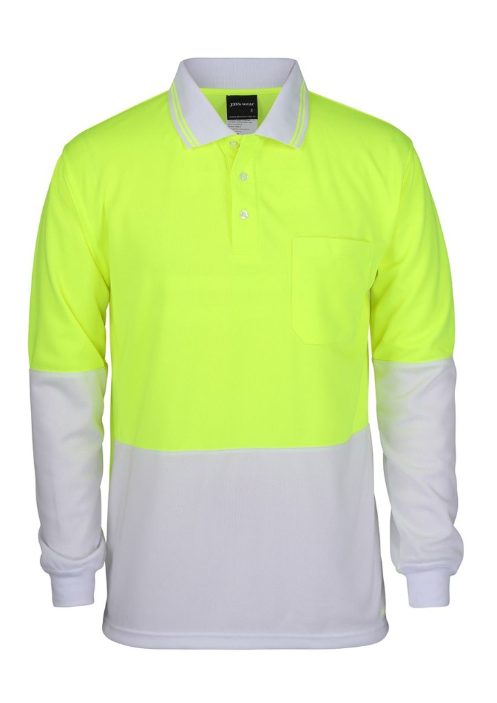 JB's Hi-Vis L/S Traditional Polo