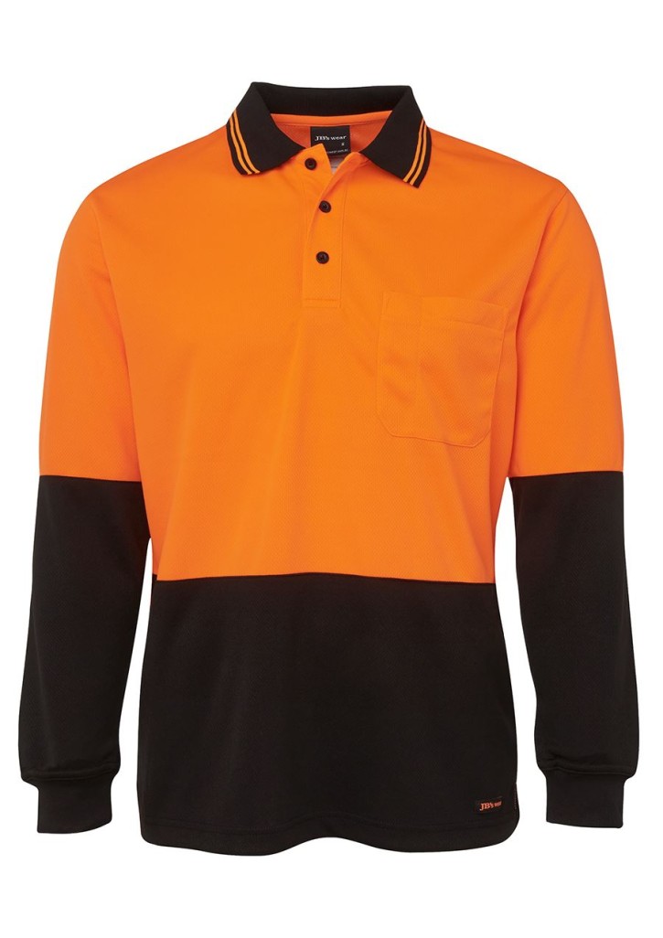 JB's Hi-Vis L/S Traditional Polo