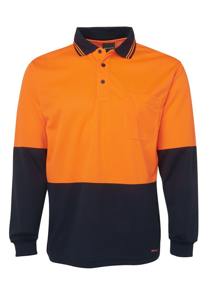 JB's Hi-Vis L/S Traditional Polo