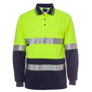 Hi Vis L/S (D+N) Traditional Polo