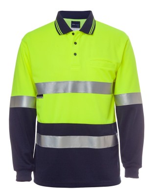 Hi Vis L/S (D+N) Traditional Polo