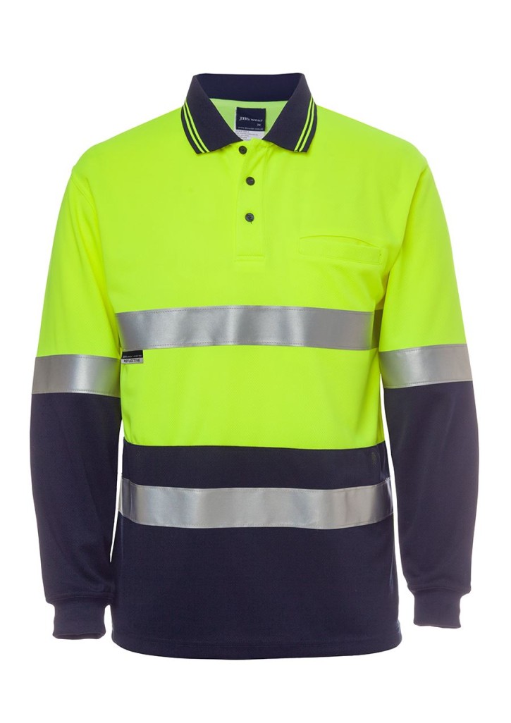 Hi Vis L/S (D+N) Traditional Polo