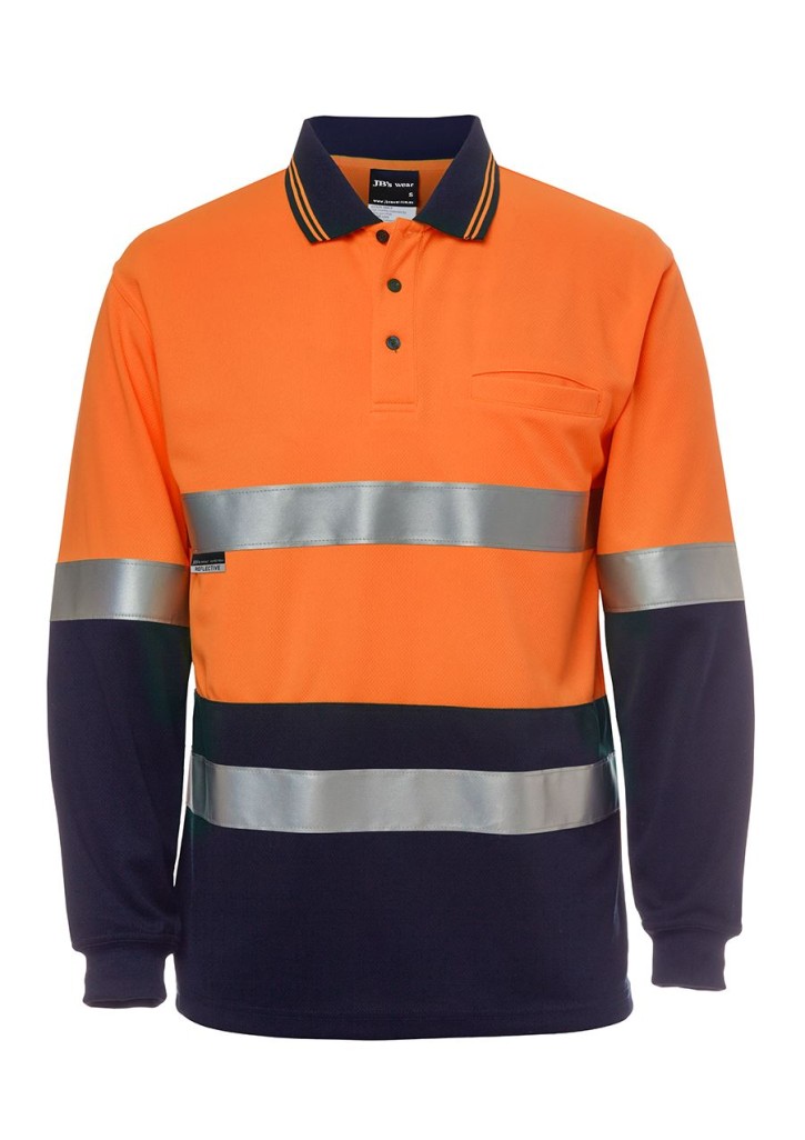Hi Vis L/S (D+N) Traditional Polo