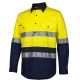 JB's Hi-Vis (D+N) Close Front L/S 150G Work Shirt
