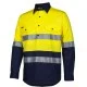 JB's Hi-Vis (D+N) Close Front L/S 150G Work Shirt
