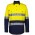 JB's Hi-Vis (D+N) Close Front L/S 150G Work Shirt - Yellow/Navy