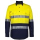 JB's Hi-Vis (D+N) Close Front L/S 150G Work Shirt