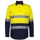 JB's Hi-Vis (D+N) Close Front L/S 150G Work Shirt