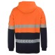 Hi Vis 1/2 Zip Segmented  Taped Hoodie