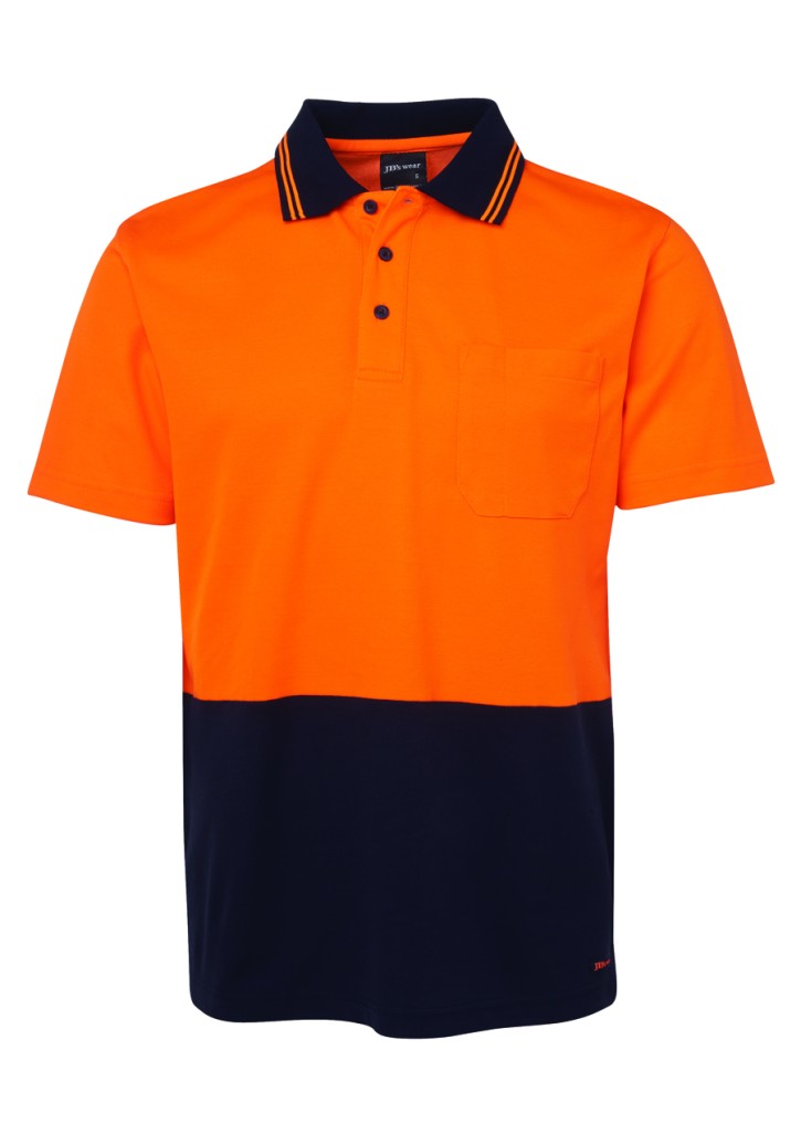 JB's HV Non Cuff S/S Cotton Back Polo