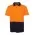 JB's HV Non Cuff S/S Cotton Back Polo - Orange/Navy
