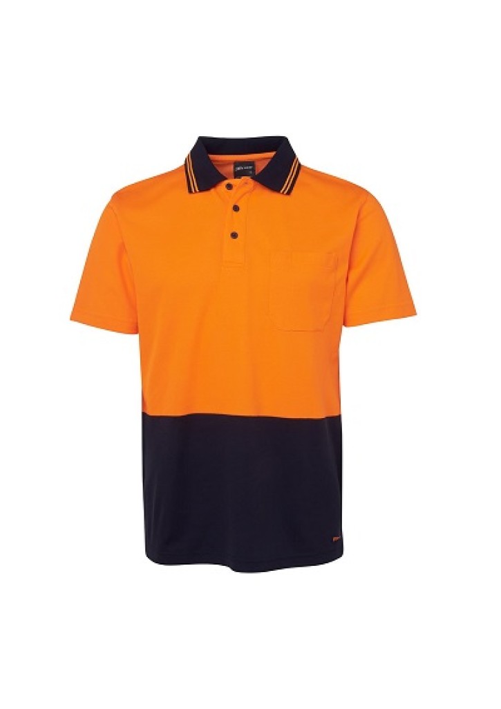 JB's HV Non Cuff S/S Cotton Back Polo