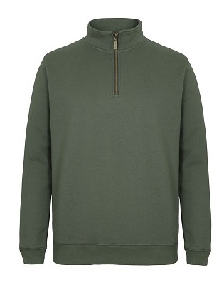 C of C Brass 1/2 Zip Sweat