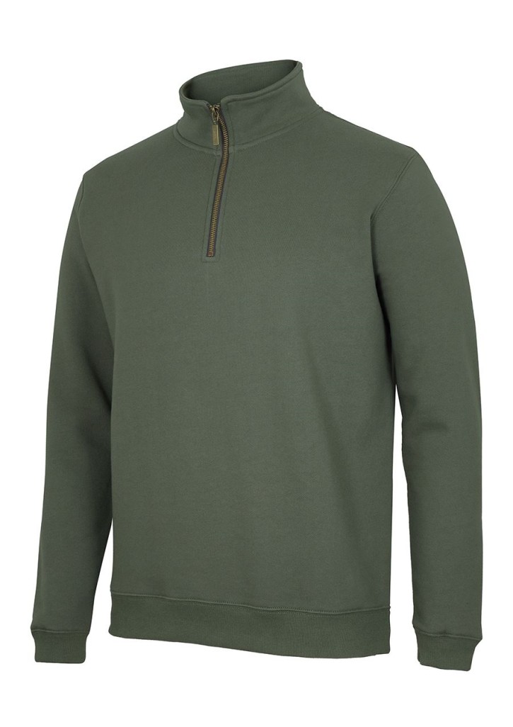 C of C Brass 1/2 Zip Sweat