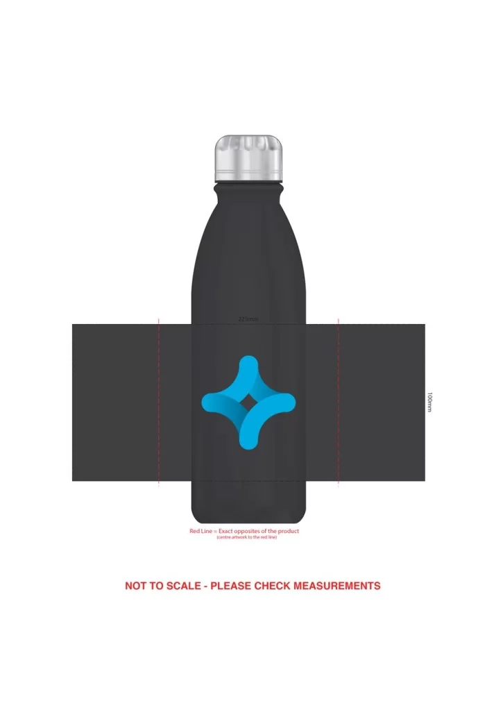 Mirage Metal bottle + MSS Logo (minimum 25)