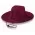 Poly Viscose Slouch Hat - Maroon