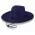 Poly Viscose Slouch Hat - Navy