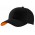 Contrast Cap - Black,Orange