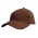 Heavy Brushed Cotton Cap - Chocolate