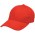 Heavy Brushed Cotton Cap - Red