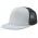 Flat Peak Trucker - Steel,Black