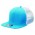 Premium American Twill Snapback - Aqua,White