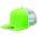 Premium American Twill Snapback - Lime,White