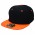 Urban Youth Snapback - Black,Orange