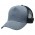 Heathered Mesh Trucker - Charcoal Heather,Black