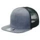 Heathered Flat Peak Trucker
