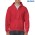 Gildan Heavy Blend Adult Full Zip Hooded Sweatshirt - Red