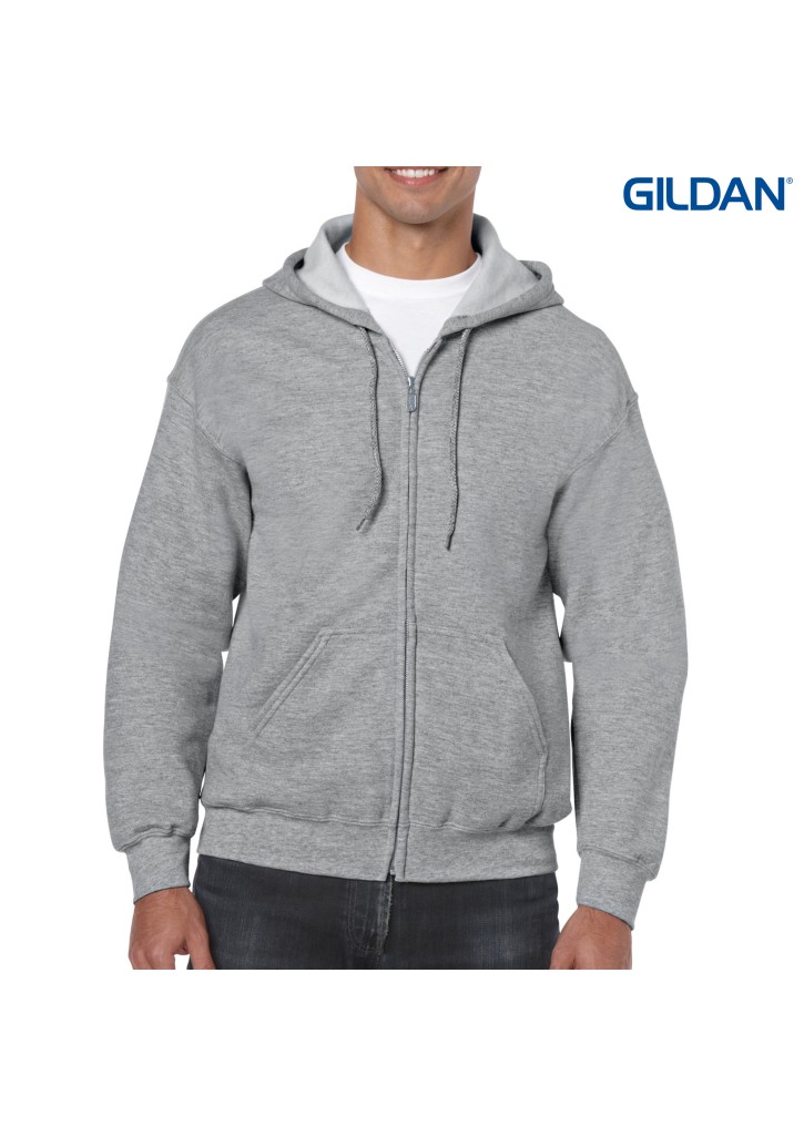 Gildan Heavy Blend Adult Full Zip Hooded Sweatshirt